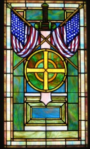 US Flag Memorial Window       