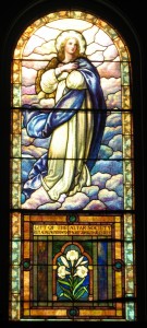 Sacristy Windows Michaelangelo's Immaculate Conception 